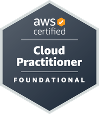 AWS Certified Cloud Practitioner badge